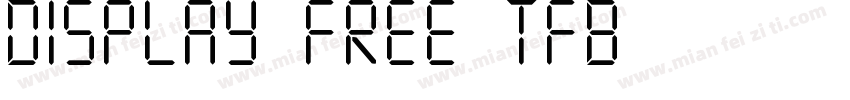 DISPLAY FREE TFB字体转换